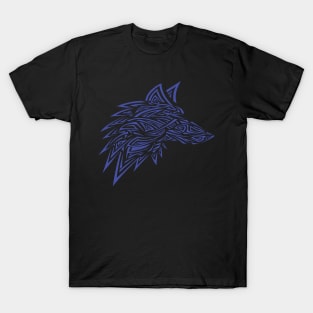 Wolf tattoo love colorful T-Shirt